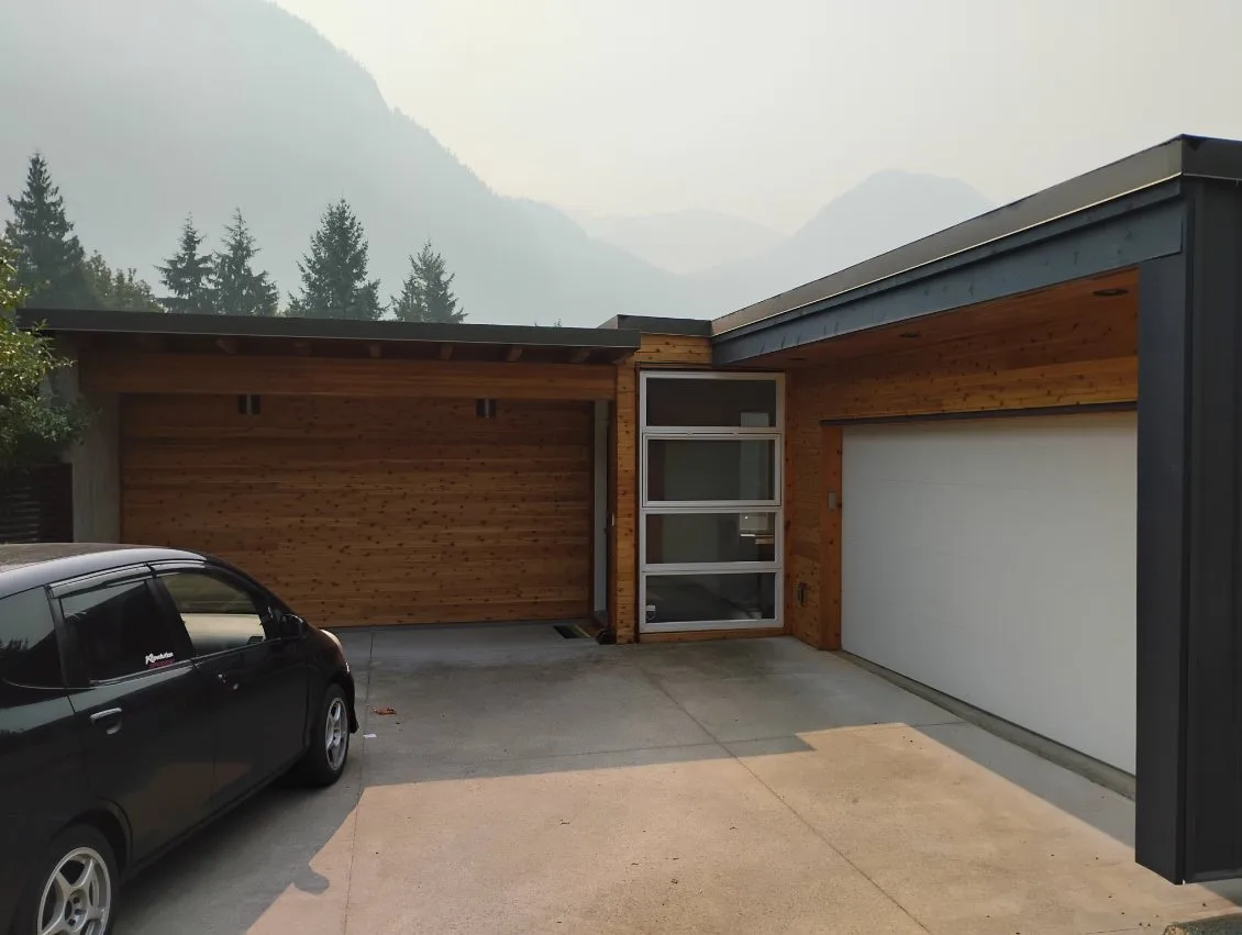 Wood Exterior Sand & Re-Stain, Arbour Woods, Squamish, BC, completed by Colour Craft Painting