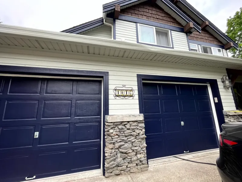 Exterior painting crew working on North Vancouver BC home, Colour Craft Painting
