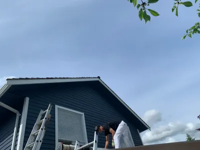 Before: Brackendale craftsman home front, Squamish BC