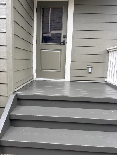 After: garage doors, Brackendale Squamish