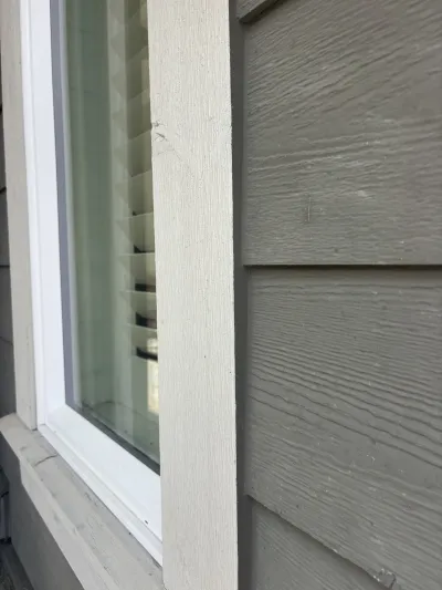 Before: garage doors, Brackendale Squamish BC