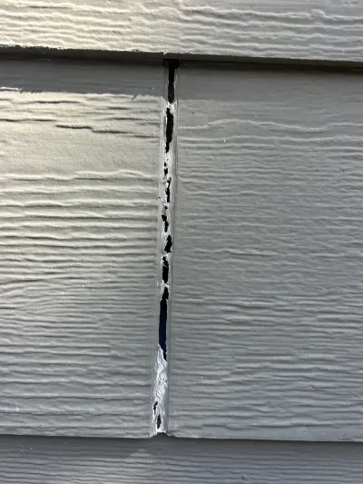 Before: corner detail, Brackendale Squamish