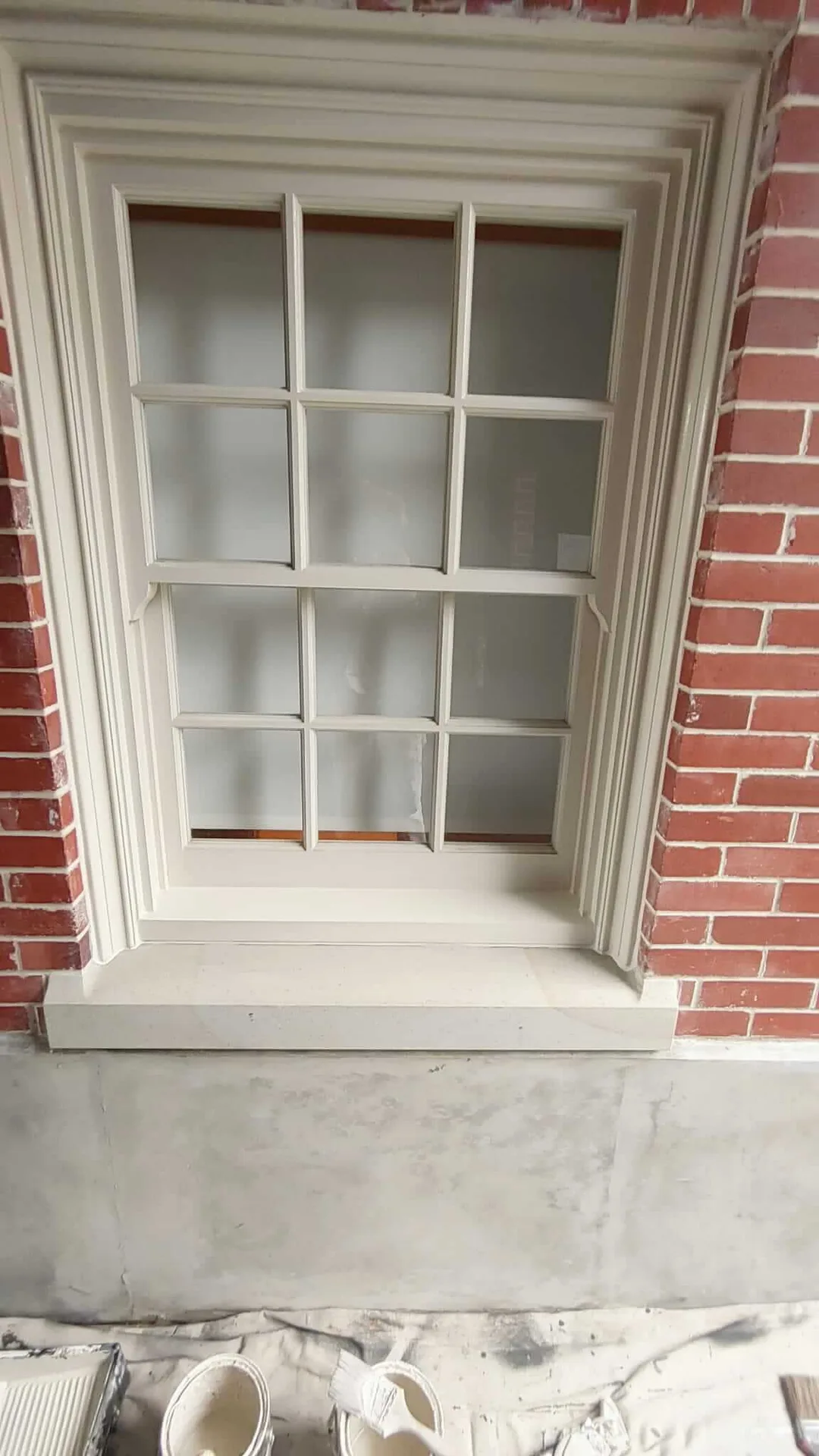 Fascia & French-Cut Window Frame Repaint, Central Granville St, Vancouver, BC, completed by Colour Craft Painting