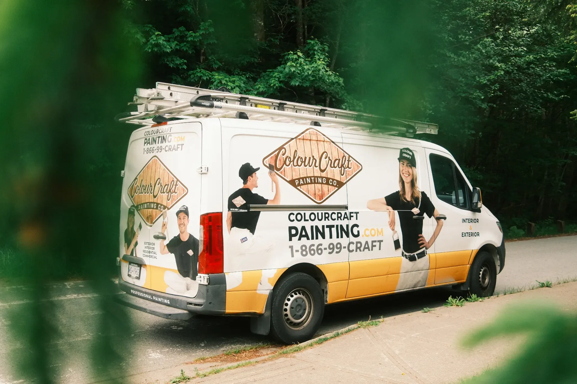 Colour Craft Painting branded van, Our Brand