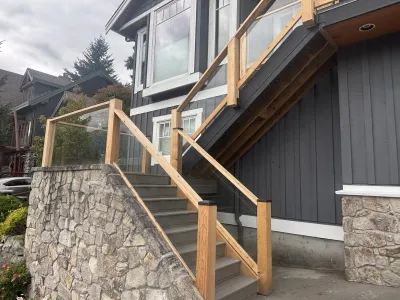 After: Dennis residence upper storey, completed, Garibaldi Highlands