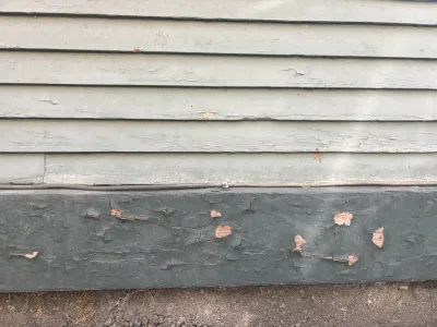 Before: East Vancouver heritage home porch detail