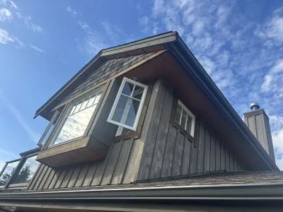 Before: trim and fascia, Garibaldi Highlands