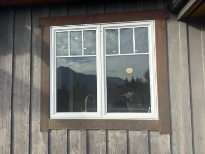 Before: window frames, Garibaldi Highlands