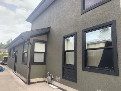 After: upper storey, completed