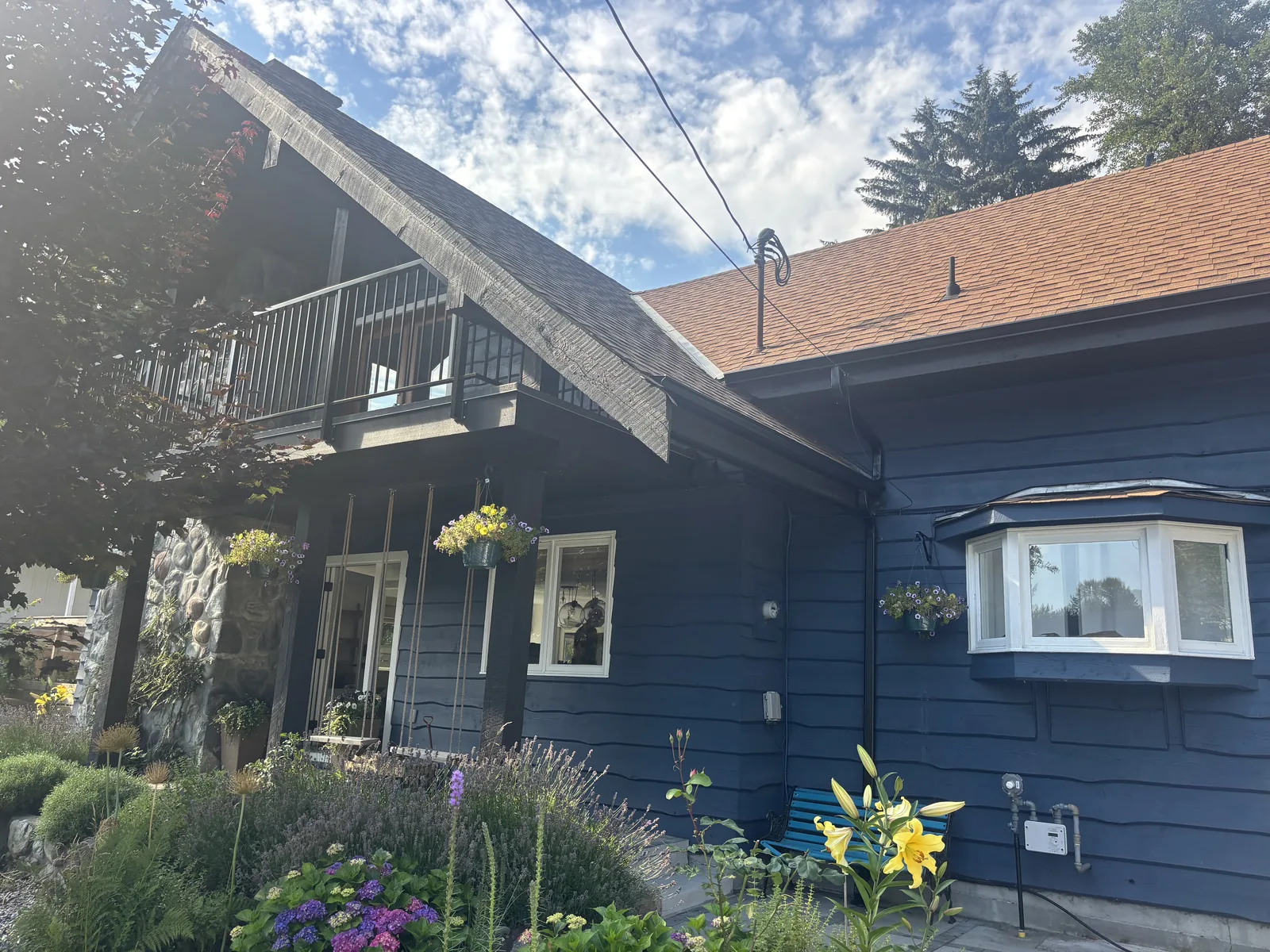 After: Kristen residence full front view, fresh paint, Brackendale
