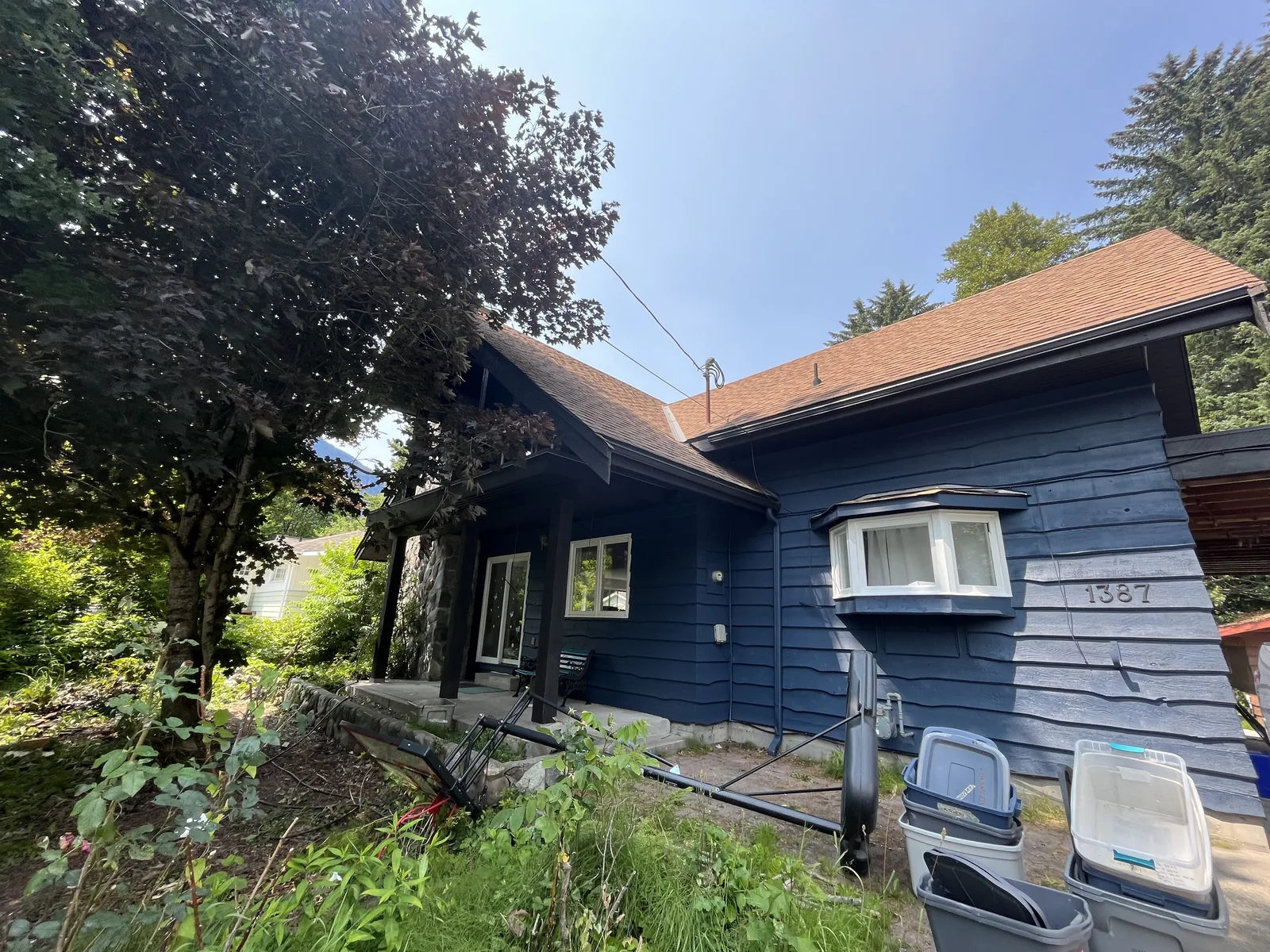 After: Kristen residence wide angle view, Brackendale Squamish