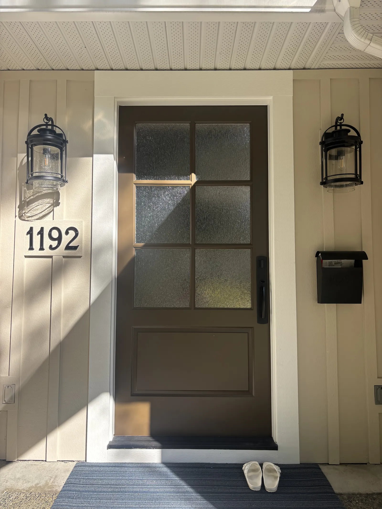After: Marko residence window frames, fresh paint, North Vancouver