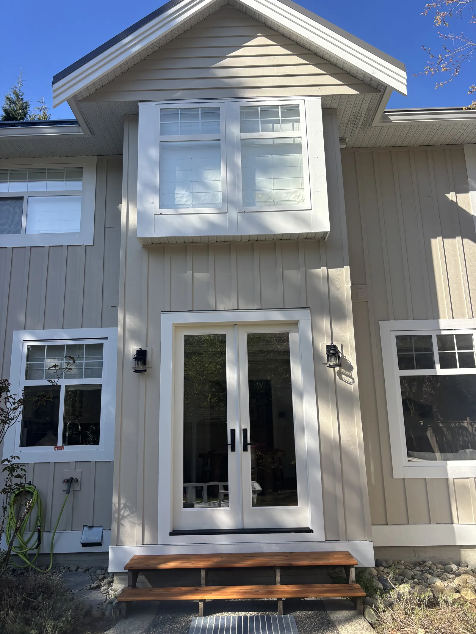 After: Marko residence back view, completed, North Vancouver