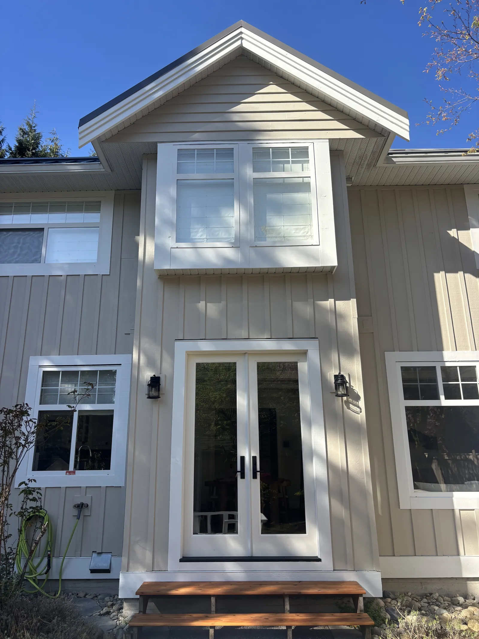 After: Marko residence back detail, North Vancouver