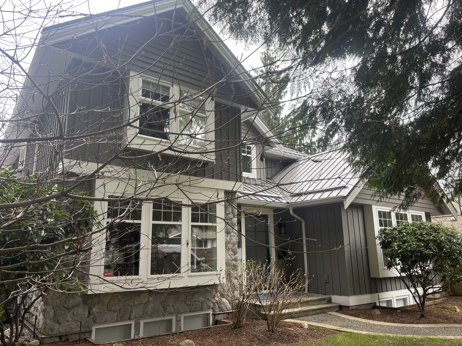 Before: Marko residence siding detail, North Vancouver