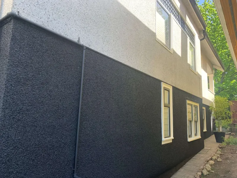 Front elevation after exterior painting, Mount Pleasant East Vancouver BC