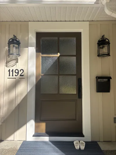 After: window frames, fresh paint, North Vancouver