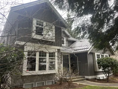 Before: siding detail, North Vancouver