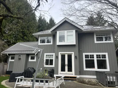 Before: back view, North Vancouver