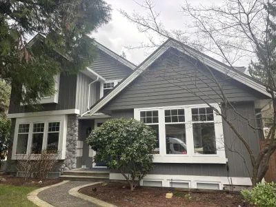 Before: front, original colour, North Vancouver BC
