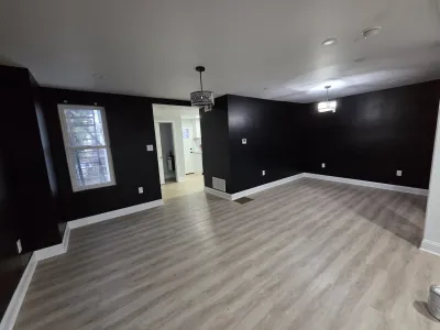 Black and white interior transformation, Philadelphia PA by Colour Craft Painting