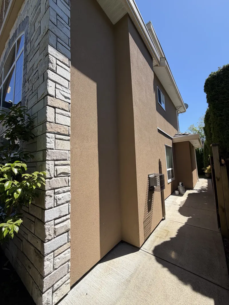 Luxury Stucco Exterior Transformation, Seafair, Richmond, BC