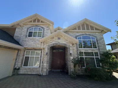 After: front door completed, Seafair Richmond BC, Forte Satin colour match