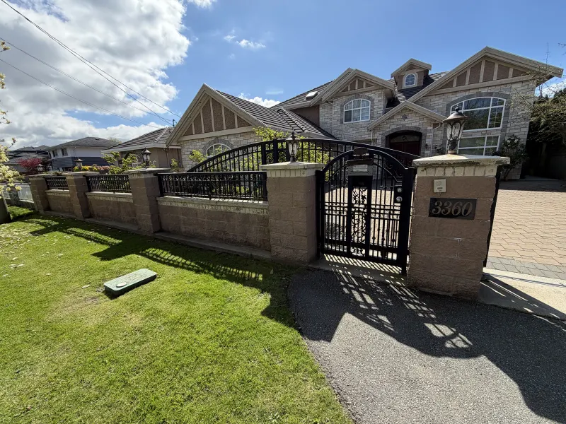 Before: front entrance, Seafair Richmond BC, original condition