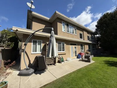 Before: exterior, Seafair Richmond BC, stucco before painting