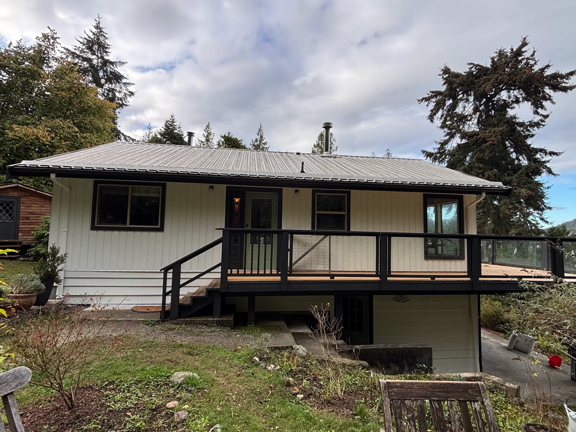 Full Exterior & Interior Repaint, Southern Salt Spring, BC, completed by Colour Craft Painting