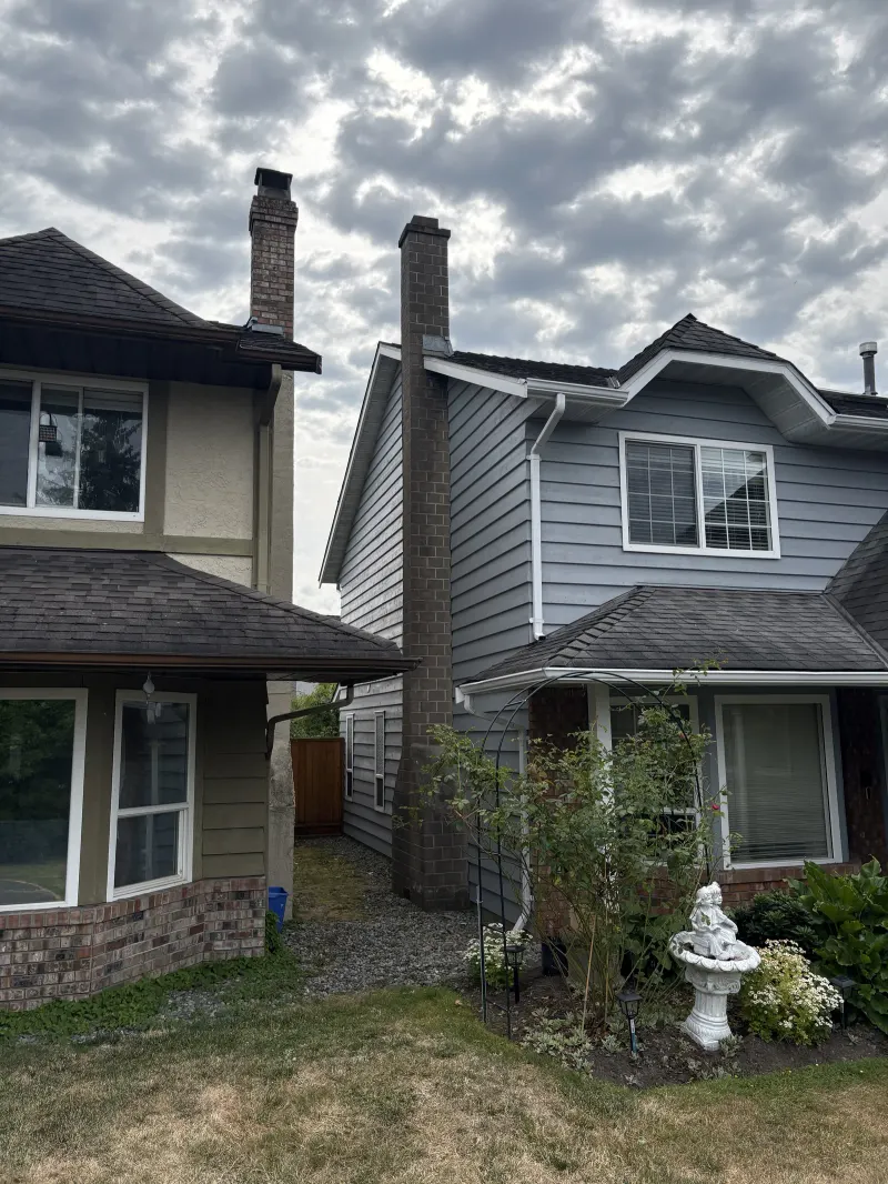 After: side view, Steveston Richmond BC, full exterior repaint completed