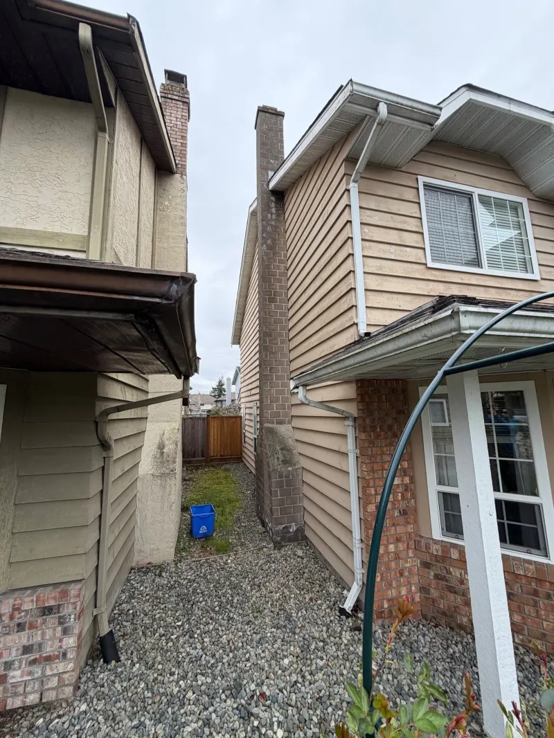 Before: rear view, Steveston Richmond BC, original condition