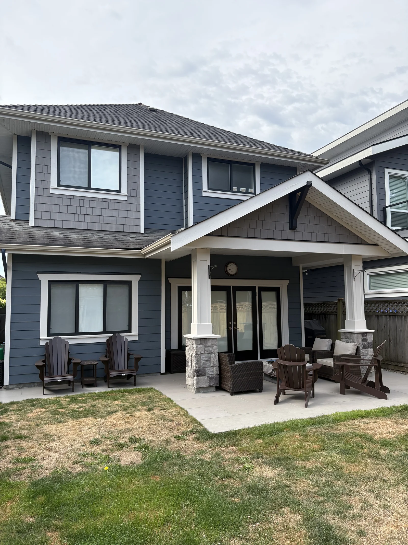 Exterior trim repaint, Steveston Richmond BC by Colour Craft Painting