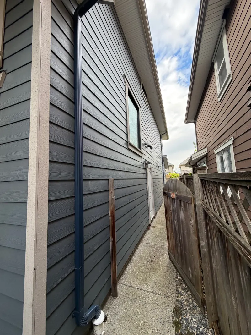 Before: side view, Steveston Richmond BC, original condition