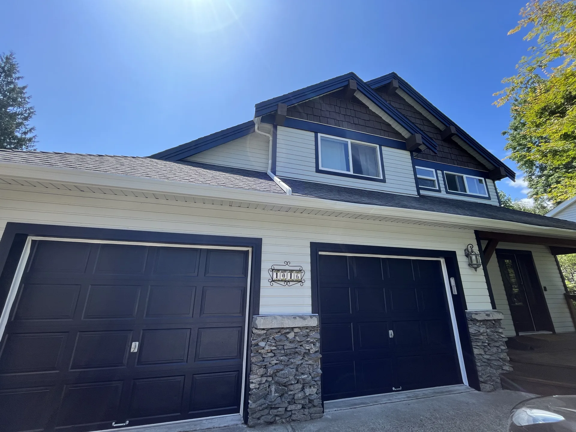 Professional exterior house painting in Tsawwassen BC, residential home by Colour Craft Painting