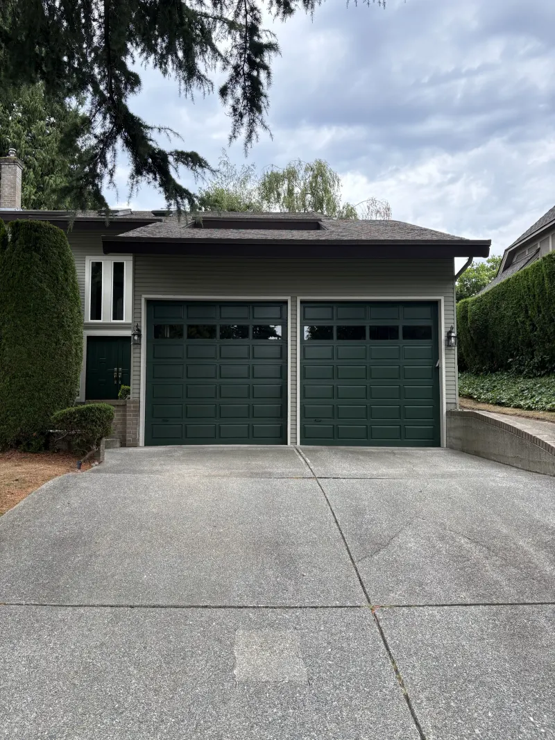 After: completed exterior, Tsawwassen Delta BC, At Ease Soldier siding