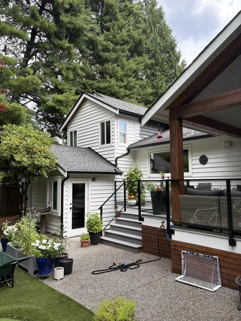 After: wide angle, Tsawwassen Delta BC, exterior repaint completed