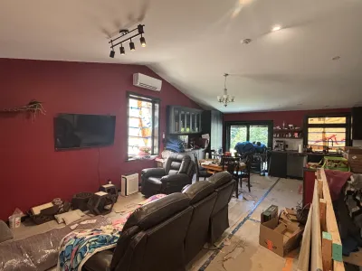 After interior repaint at this home, Valleycliffe Squamish BC