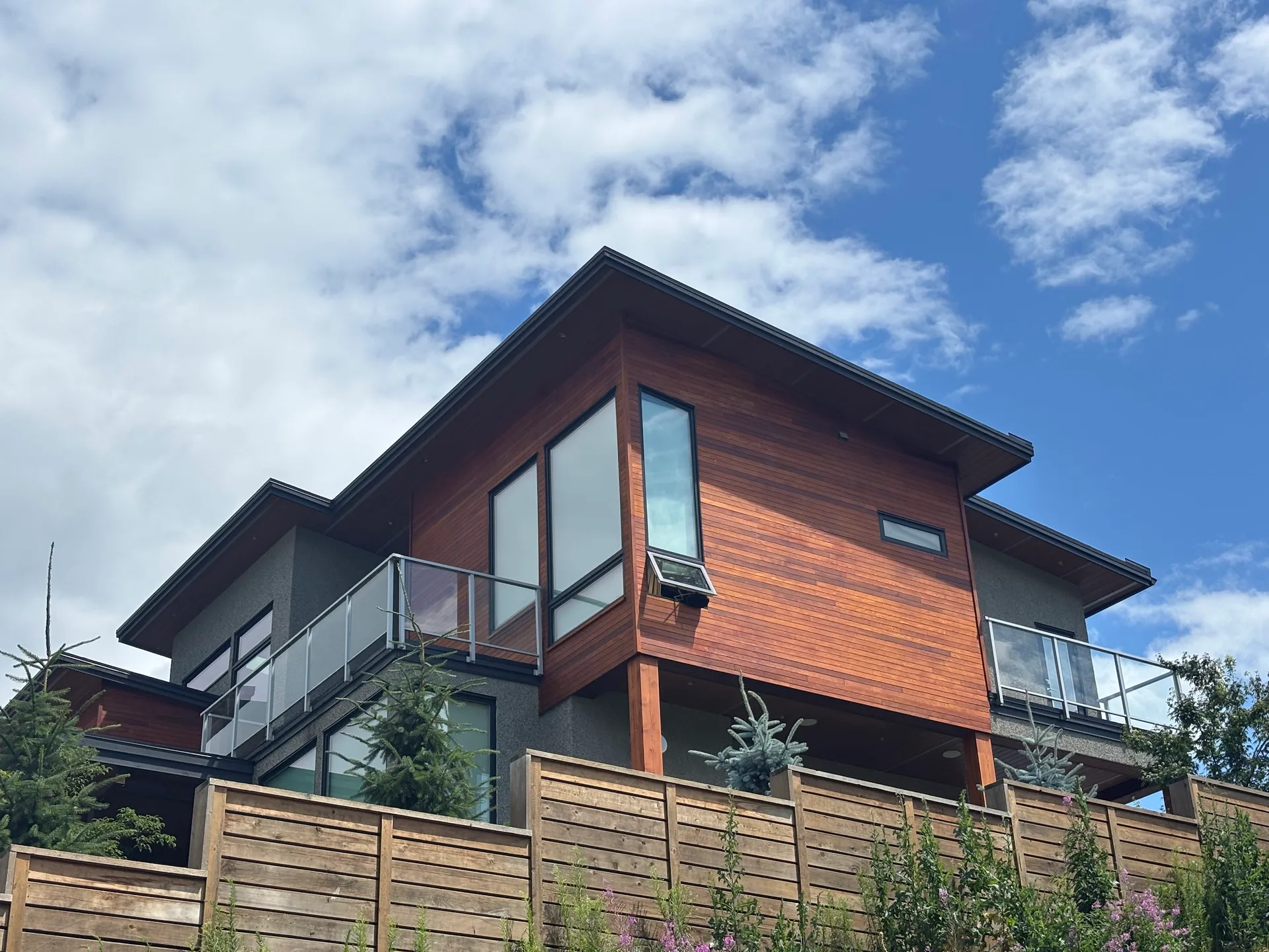 Cedar-Toned Wood Siding Stain, Whistler, BC, completed by Colour Craft Painting