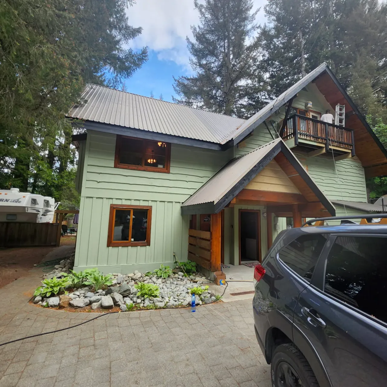 Clary Sage Exterior Repaint, Whistler, BC