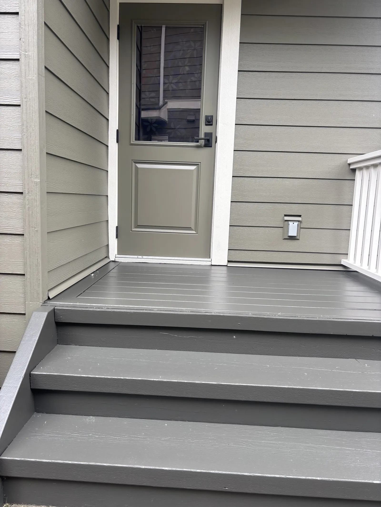 After — Adam residence garage doors, Brackendale Squamish