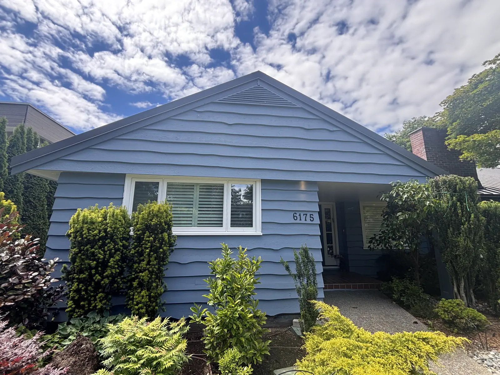 Completed full exterior repaint at Anthony’s Southlands home in Vancouver, BC