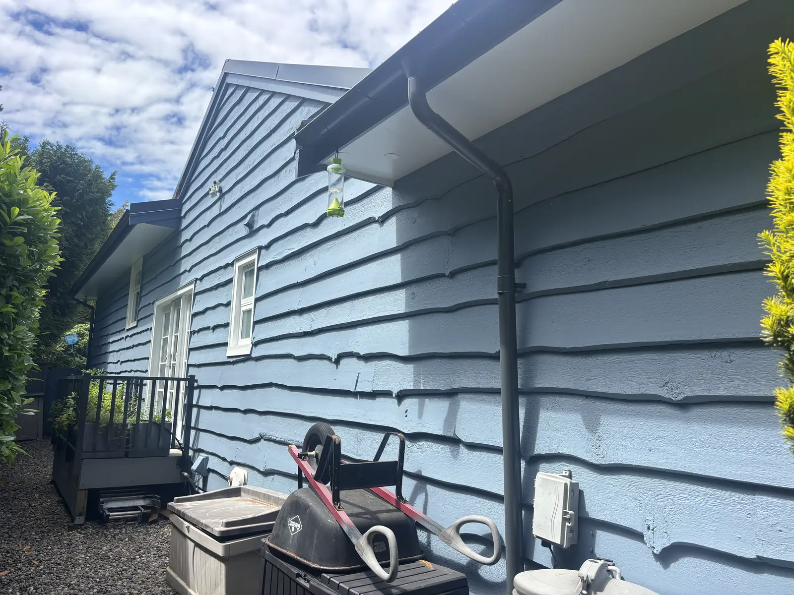 Completed full exterior repaint, Southlands Vancouver home view six