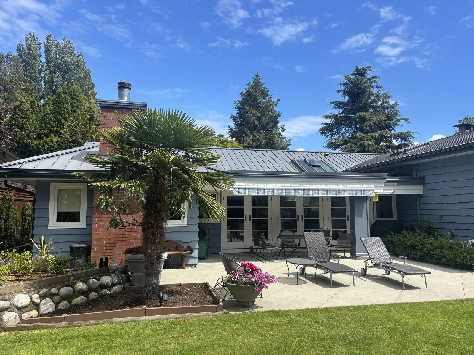 Completed full exterior repaint, Southlands Vancouver home view twelve