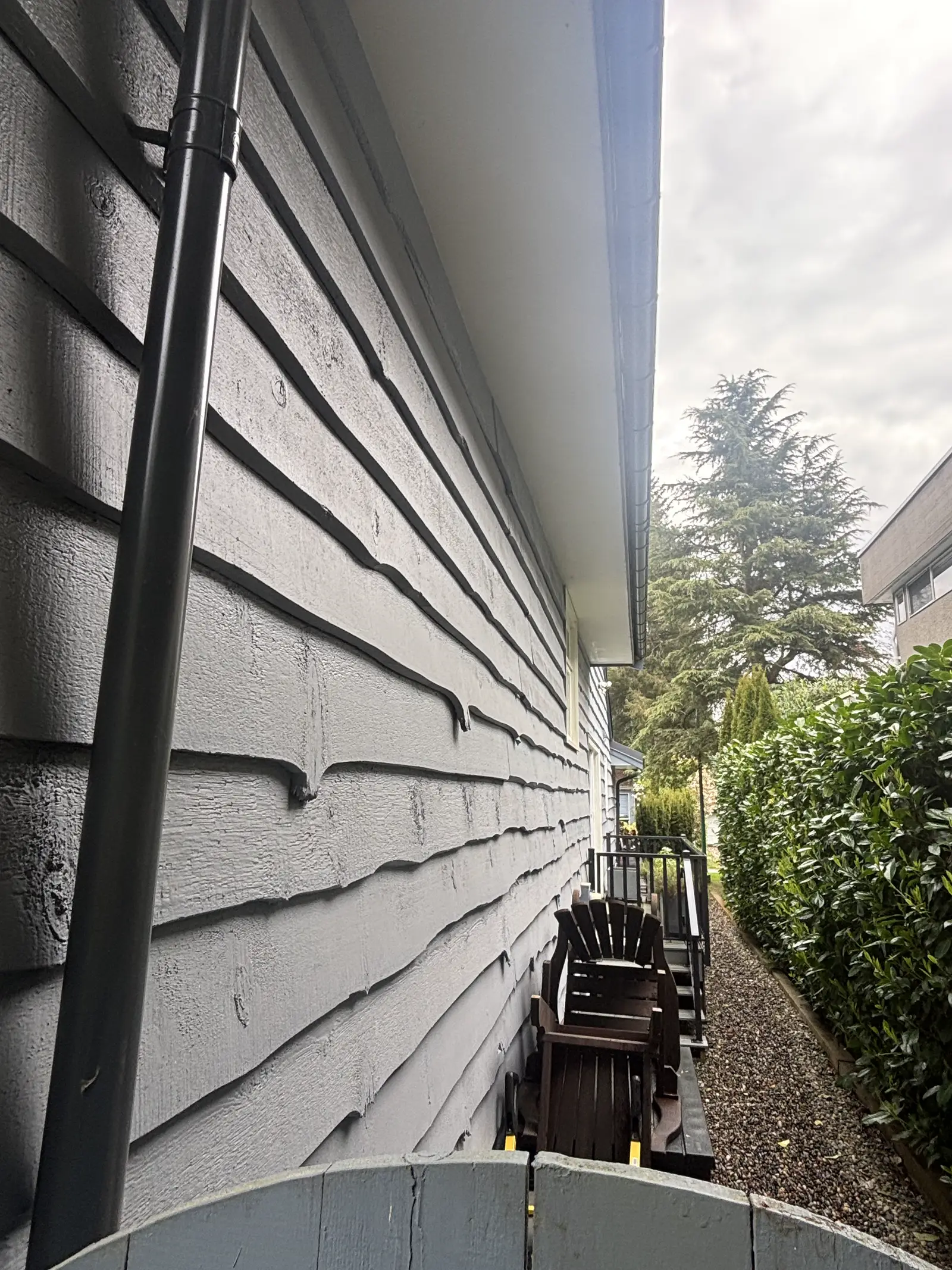 Before full exterior repaint, Southlands Vancouver home view eight