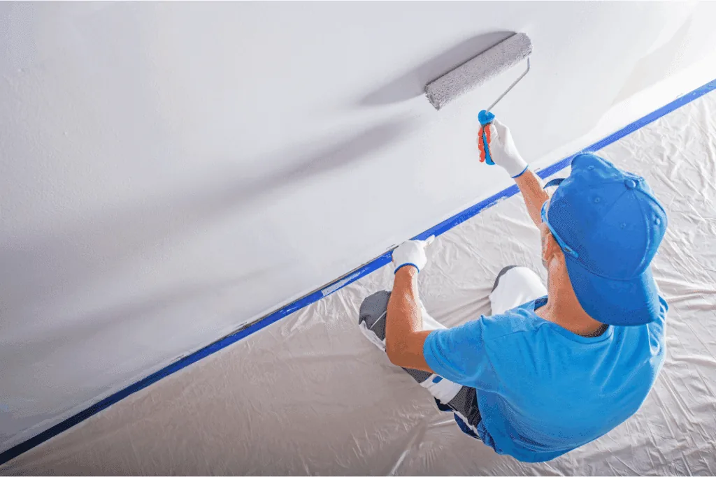 Painting textured walls in Whistler BC — interior house painting by Colour Craft Painting