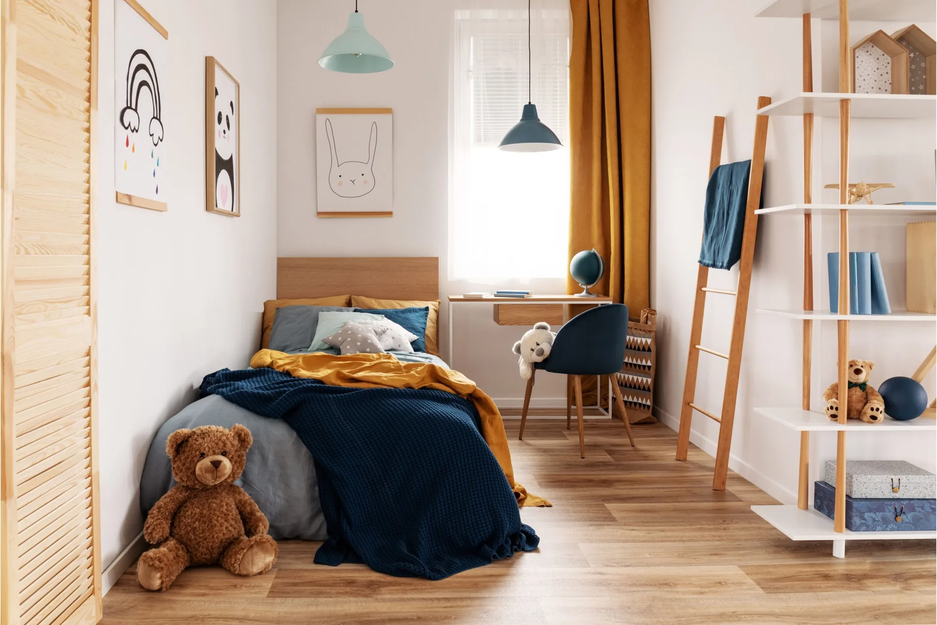 Kids bedroom paint colours in East Vancouver BC — interior house painting by Colour Craft Painting