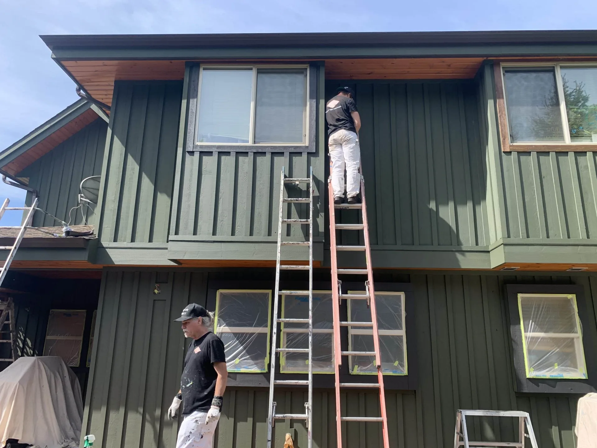 Exterior house painting in Squamish BC — professional painters by Colour Craft Painting