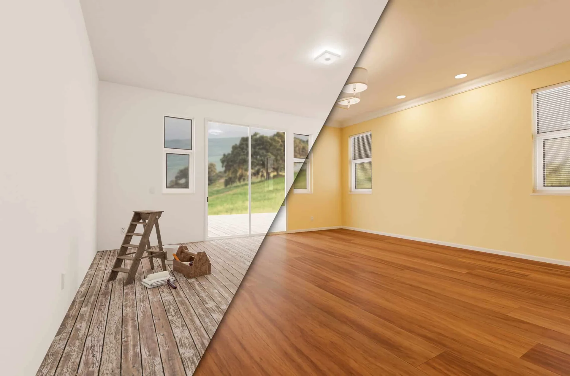 Interior house painting safety in Squamish BC — proper ventilation and airflow by Colour Craft Painting