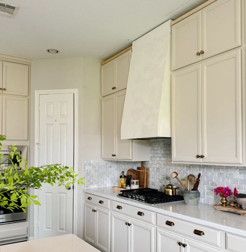 Cabinet painting — professional white kitchen finish by Colour Craft Painting